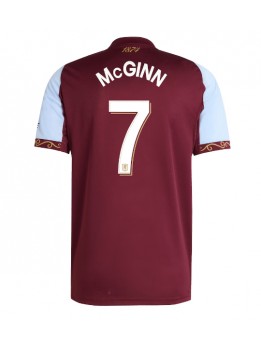 Moški Nogometna dresi replika Aston Villa John McGinn #7 Domači 2025-26 Kratek rokav